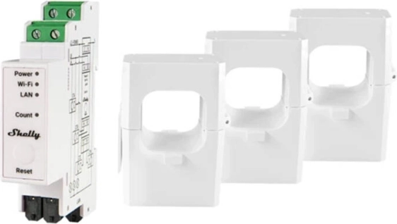 Compteur électrique bi-phase Shelly Pro