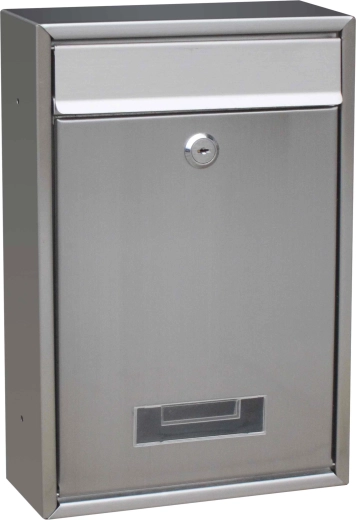 Boîte aux lettres en acier inoxydable JAD avec fente frontale
