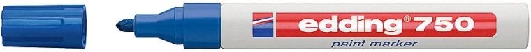 Marqueur laque bleu Edding 750
