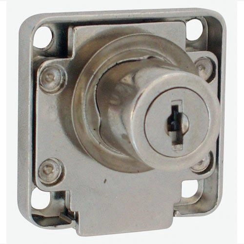 Serrure de tiroir AVES 138-22, nickel (lot de 12 pièces)