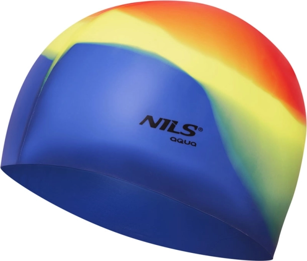 Bonnet de bain en silicone NILS Aqua Multicolor