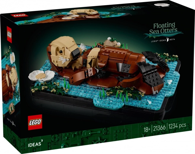 LEGO Ideas Loutres flottantes