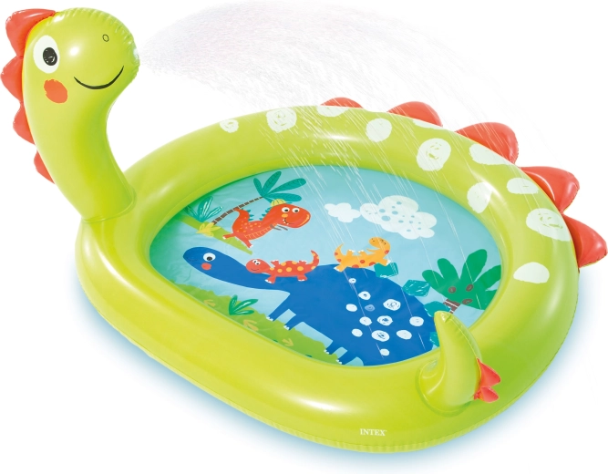 Piscine gonflable pour enfants Intex dinosaure avec fontaine