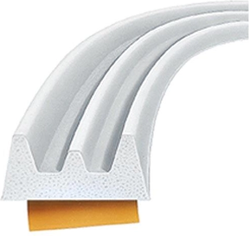 Joint pour fenêtres et portes profil E 9 × 4 mm, blanc, 100 m