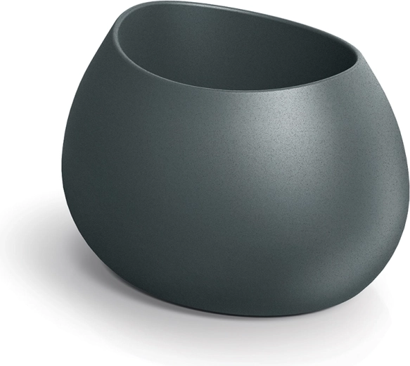 Cache-pot en plastique Evolia 60 cm – graphite