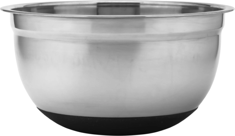 Bol de cuisine en acier inoxydable Altom Design avec base en silicone antidérapante 24 cm