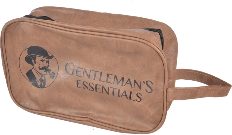 Trousse de toilette Gentleman marron 26 × 15 × 10 cm