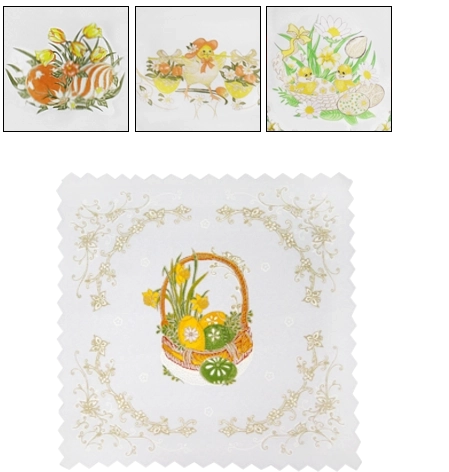 Nappe de Pâques 46 × 46 cm