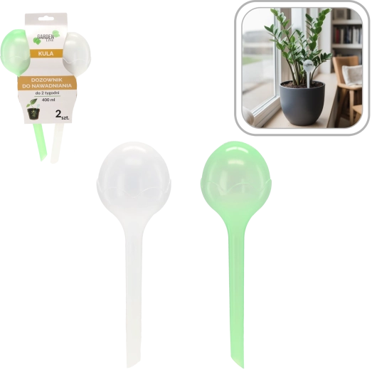 Ensemble de boules d’arrosage pour plantes d’intérieur, 2 pièces