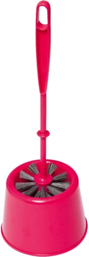 Ensemble WC mini rond en plastique, diamètre de la brosse 7,5 cm, assortiment de couleurs