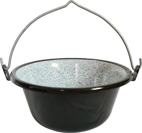 Marmite de service 0,8 l émaillée noire