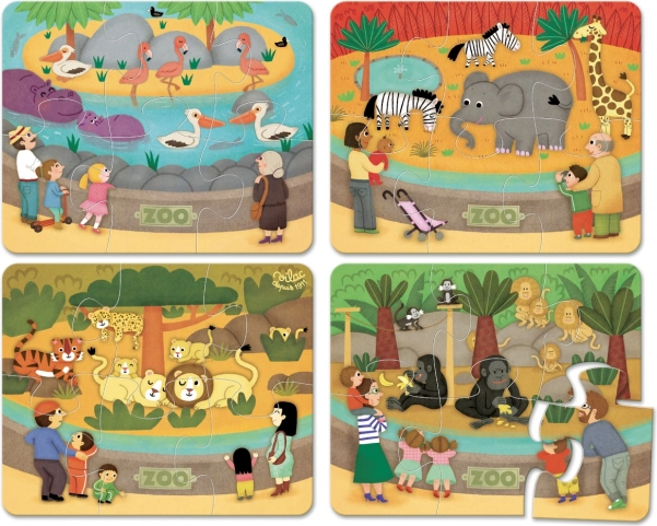 Vilac Puzzle en bois Zoo