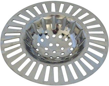 Attrape-débris en acier inoxydable pour évier 7 cm