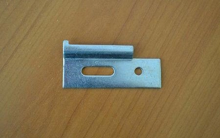 Crochet pour tige de réglage pour suspension de cuisine en L, acier