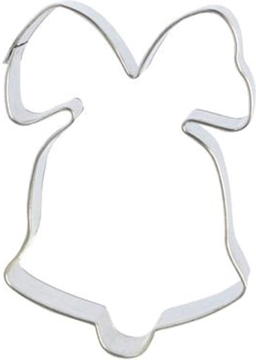 Emporte-pièce cloche avec nœud 7 cm