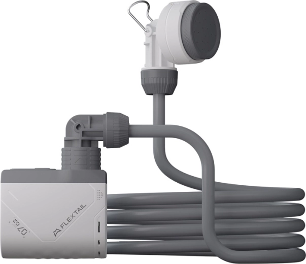 Flextail Tiny Shower douche portable avec pompe blanche