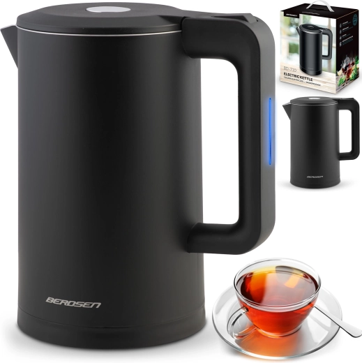 Bouilloire électrique 1,7 L BERDSEN noire
