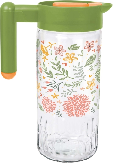 Pichet Botanika 1,46 l en verre et plastique