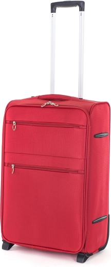 Valise de voyage textile M 54 l avec roulettes – rouge