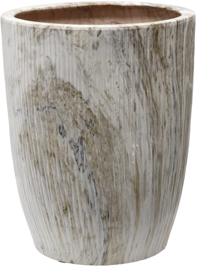 Cache-pot en céramique 37 × 38 × 47 cm décoré