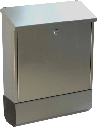 Boîte aux lettres en acier inoxydable avec tube pour imprimés