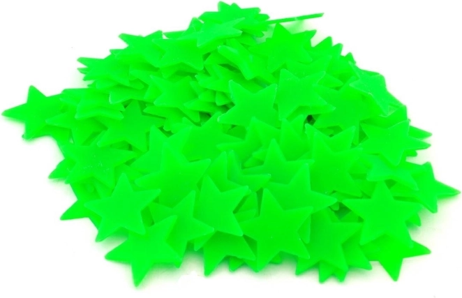 Étoiles fluorescentes 100 pcs