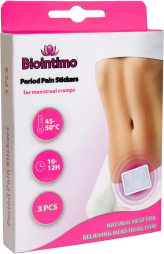 Biointimo patch chauffant contre les douleurs menstruelles (3 pièces)