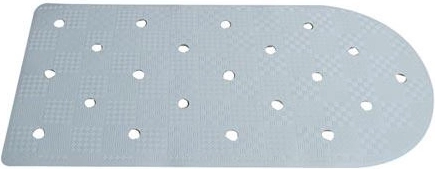 Tapis antidérapant pour baignoire 35,5 × 74 cm avec ventouses – cercles