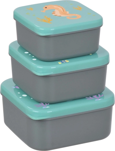 Ensemble de boîtes à goûter pour enfants - 3 pièces