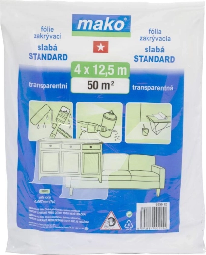 Film de protection HDPE 4 × 12,5 m, 7 µm