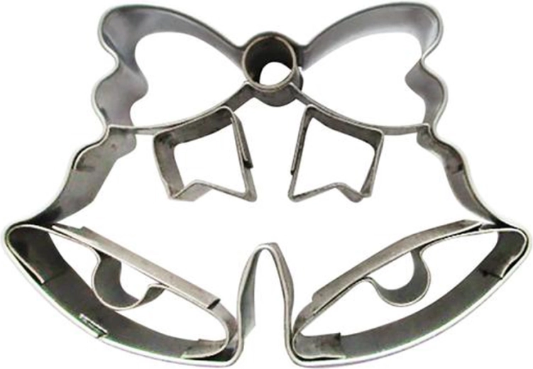 Emporte-pièce pour biscuits avec tampon Toro cloches 6 cm