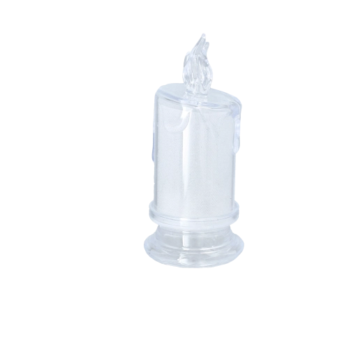 Bougie LED semi-transparente 14,5 cm