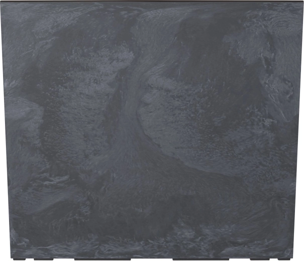 Jardinière URBI Case effet béton T avec insert 58 cm, anthracite