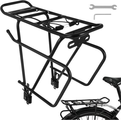 Porte-bagages arrière TRIZAND pour vélo, en aluminium, 25 kg, pour vélos 24–29”