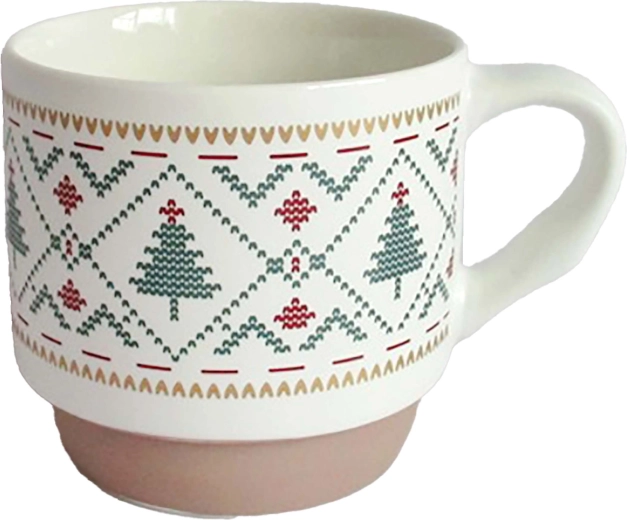 Mug de Noël en céramique avec sapin 305 ml