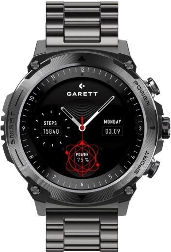 Montre connectée Garett Atom avec bracelet métallique