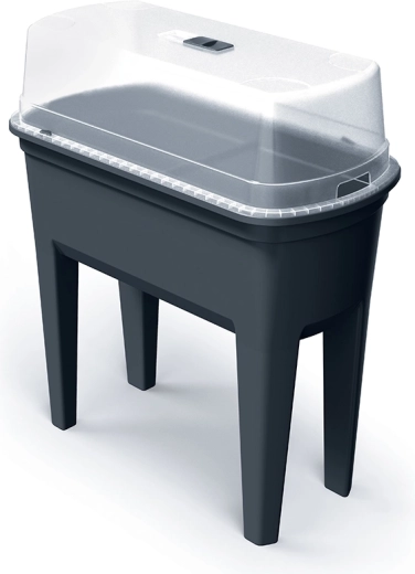 bac à semis avec couvercle en polycarbonate Botanic 77,5 cm – anthracite