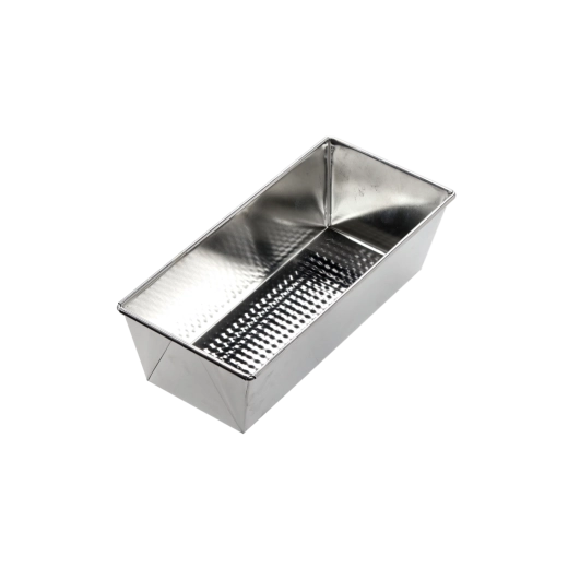 Moule en tôle galvanisée avec fond texturé 25 × 11 × 7,5 cm