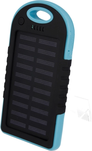 Setty powerbank solaire 5000 mAh bleu