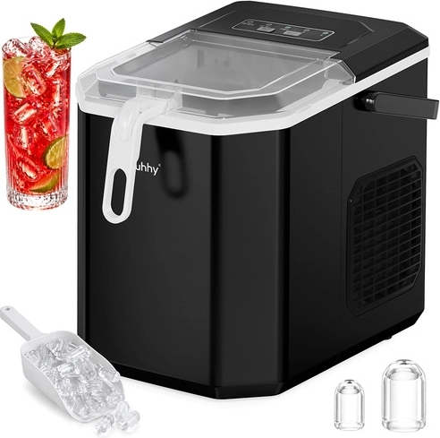 Machine à glaçons de table Ruhhy 1,2 l noire