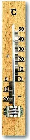 Thermomètre d’intérieur en bois 15 cm
