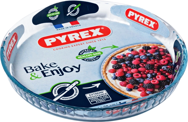 Moule à tarte en verre PYREX 1,6 l, 28 cm