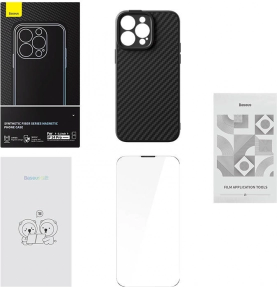 Baseus étui magnétique pour iPhone 14 Pro noir
