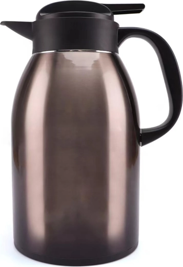 Thermocarafe 1,8 l en acier inoxydable avec couvercle en plastique