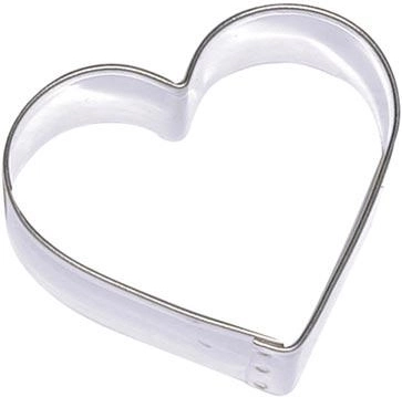 Emporte-pièces en inox pour pâtisserie – cœur, lot de 10 pièces