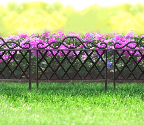 Bordure de jardin en plastique à planter
