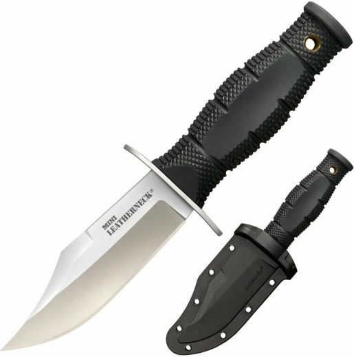 Cold Steel Mini Leatherneck Clip Point – petit couteau de cou avec étui Secure-Ex