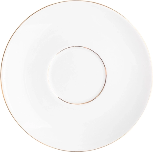 MariaPaula Klasyka Złota Linia soucoupe en porcelaine 15 cm