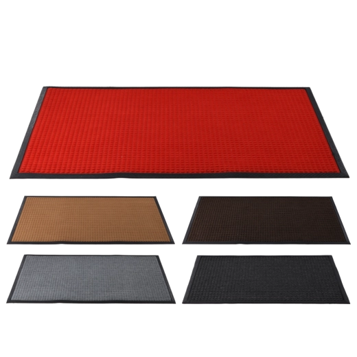 Tapis rectangulaire en caoutchouc avec polypropylène 80×120 cm