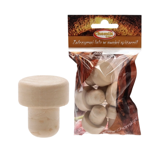 Bouchons synthétiques D18 pour bouteilles – lot de 5 pièces